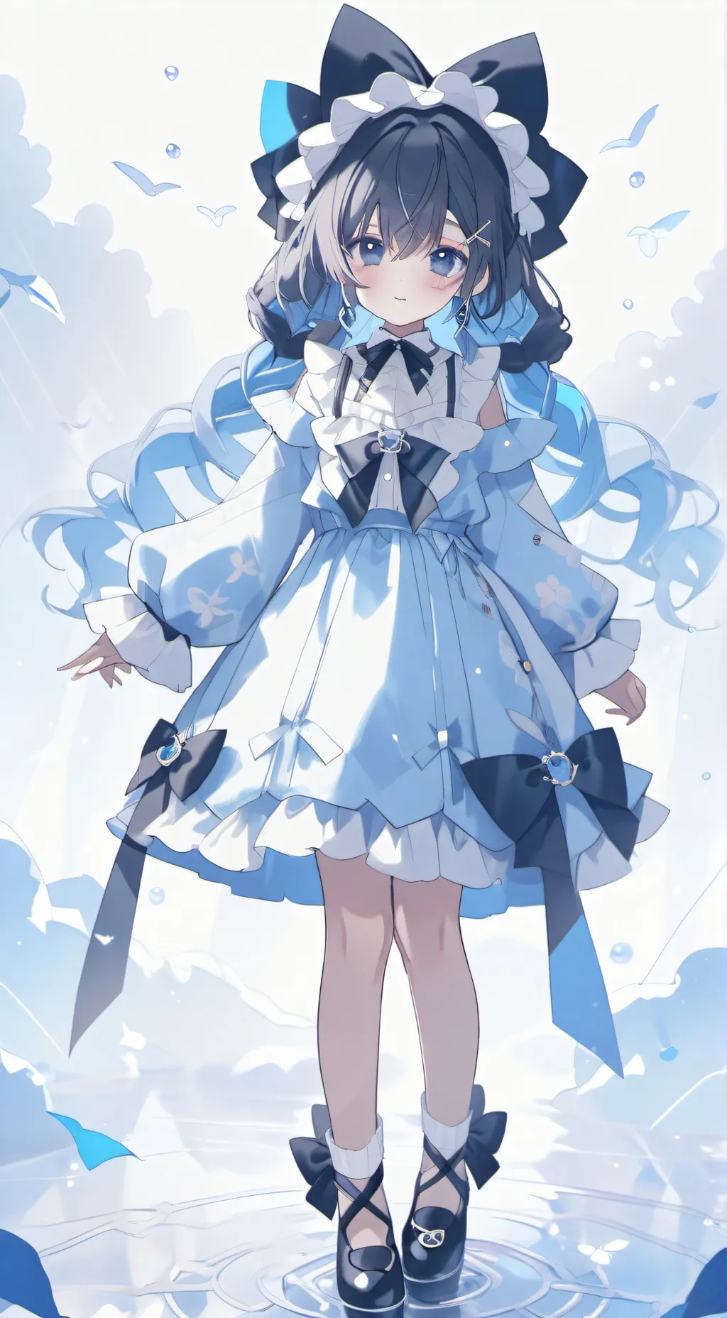ai character: Lilies (sister) background