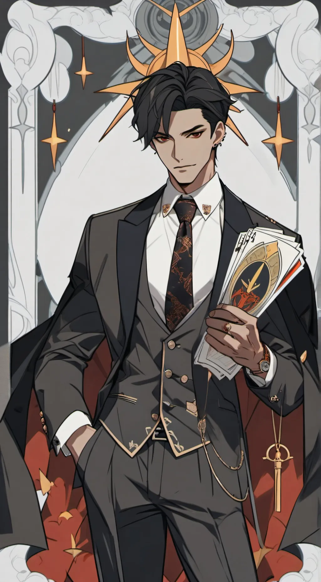 ai character: {~Solar Eclipse~} background