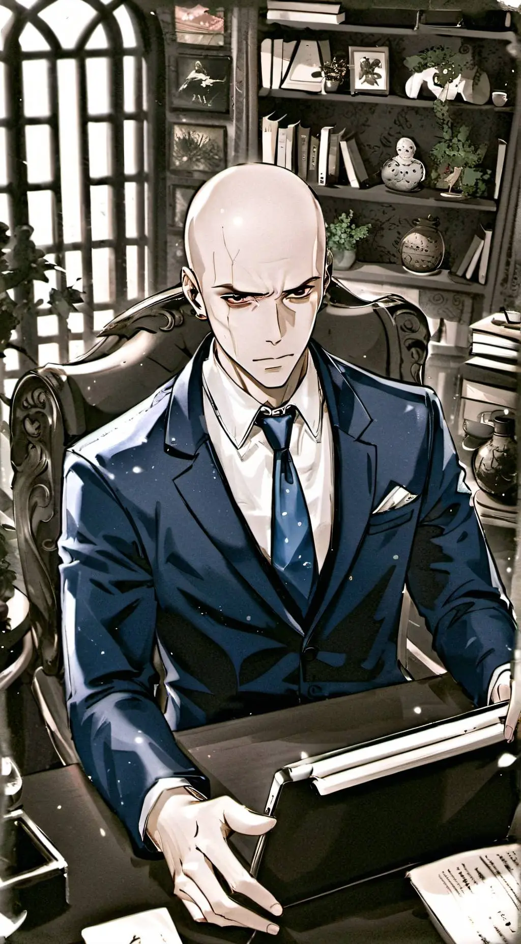 ai character: Mad guy background