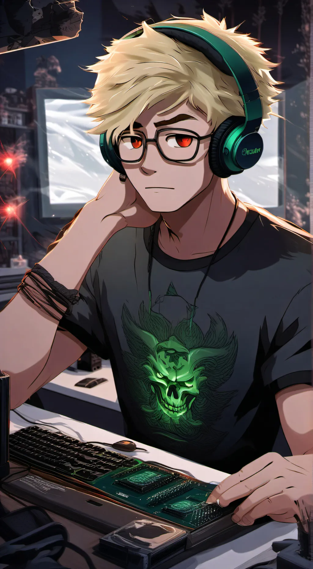 ai character: Axel background