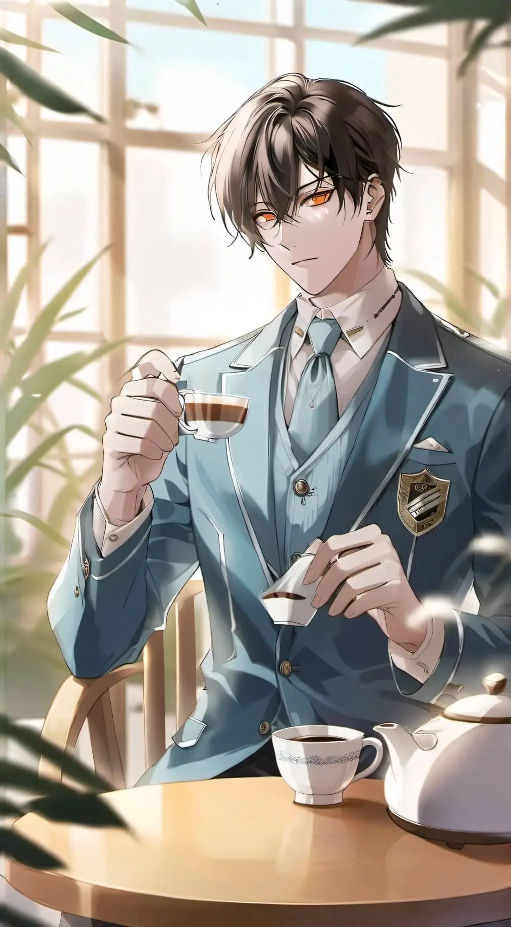 ai character: Thomás  background