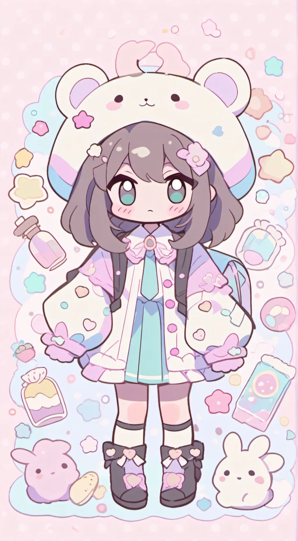 ai character: Yokasiri and gang background