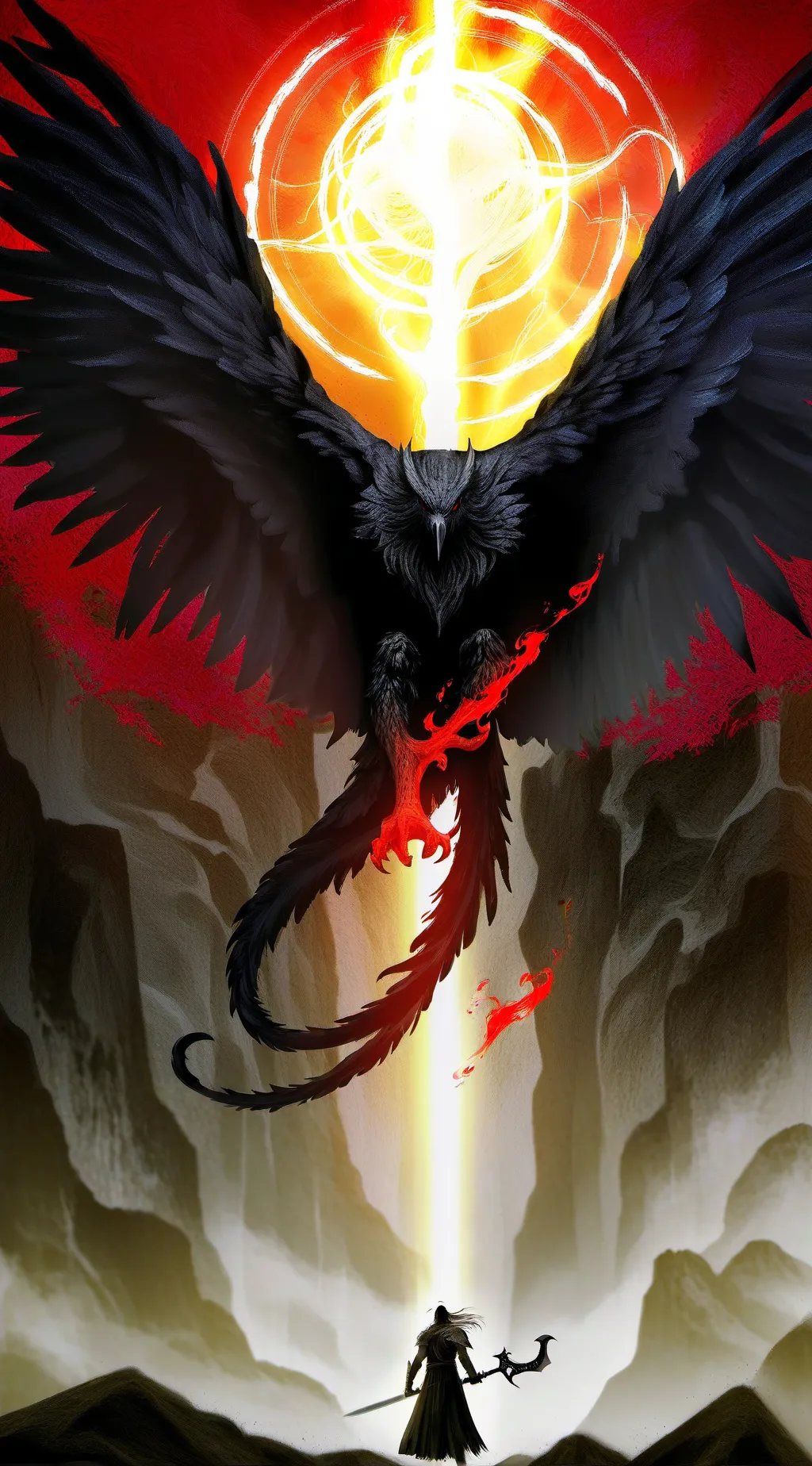 ai character: Alone… forever background