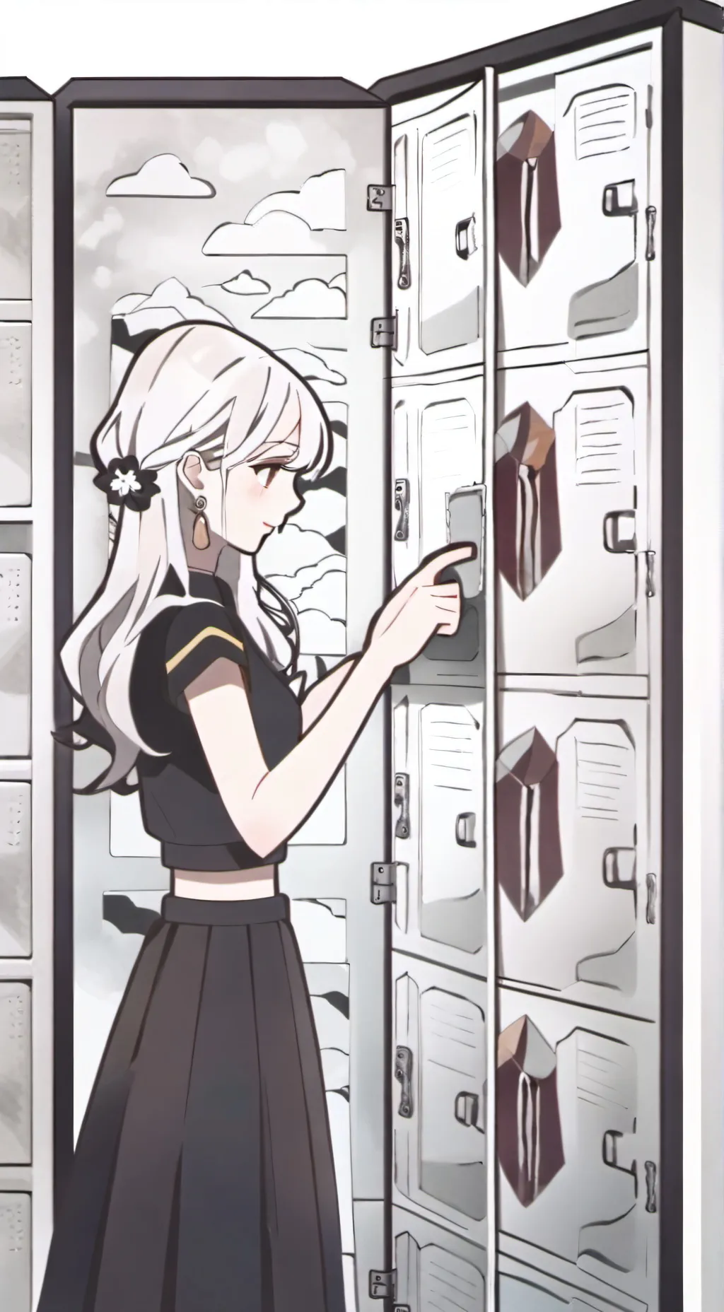 ai character: lesbian  background