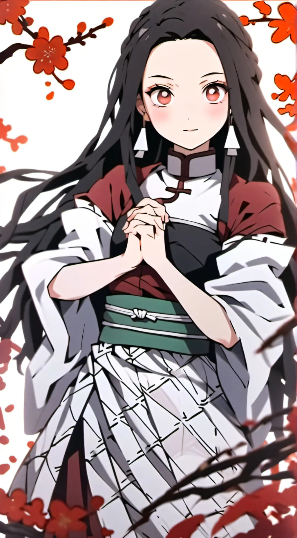 ai character: demon slayer  background