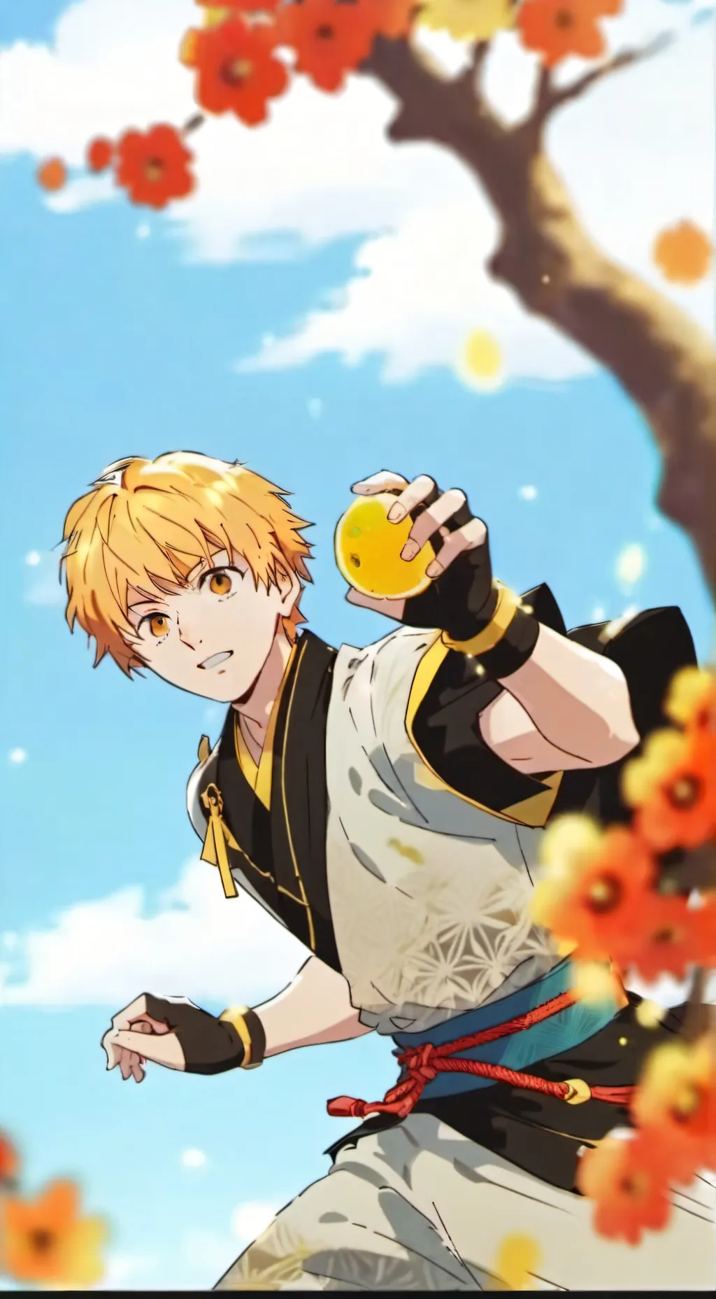 ai character: Zenitsu  background