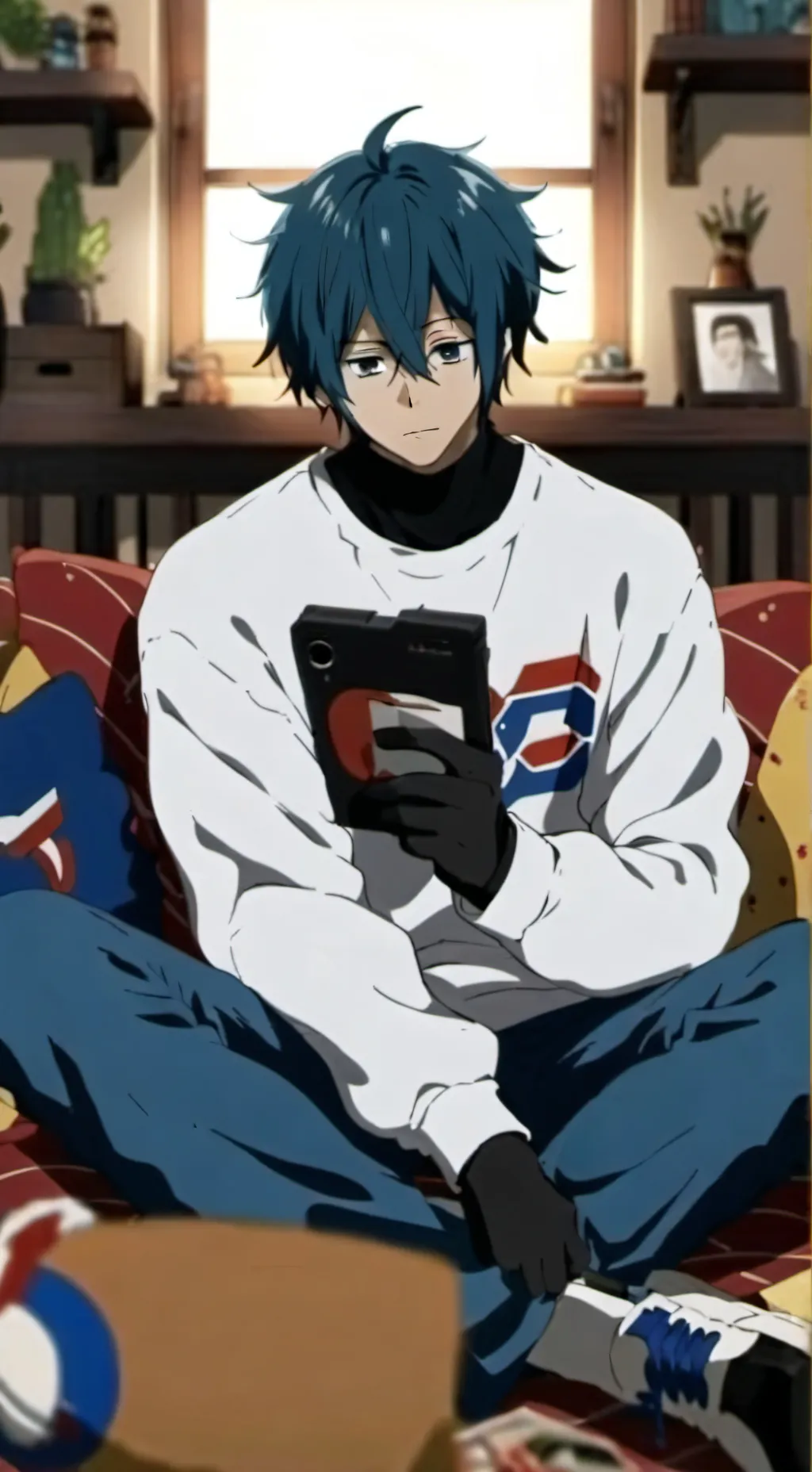 ai character: giyu tomioka background