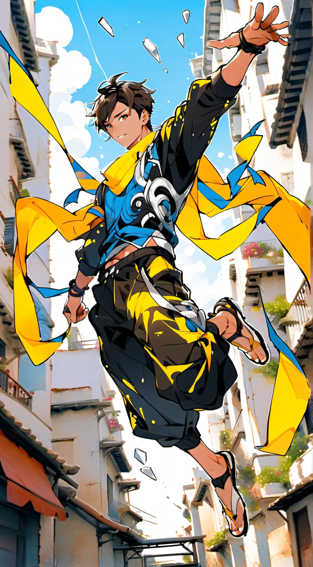 ai character: Mha....... background