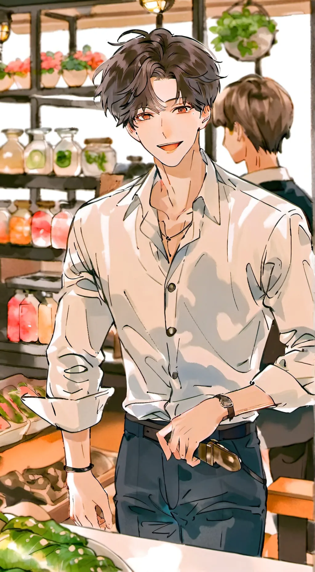 ai character: leo background