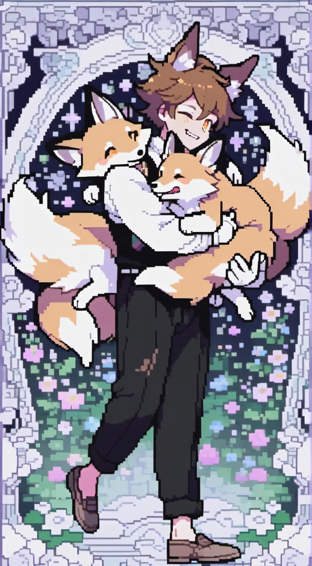 ai character: Ren x strade  background