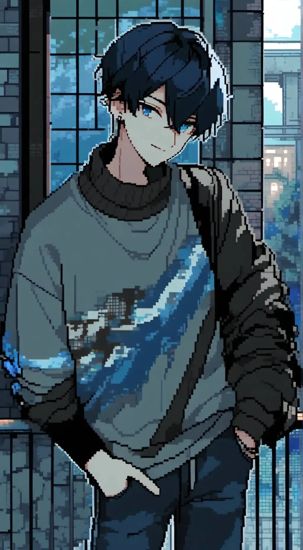 ai character: Leon background