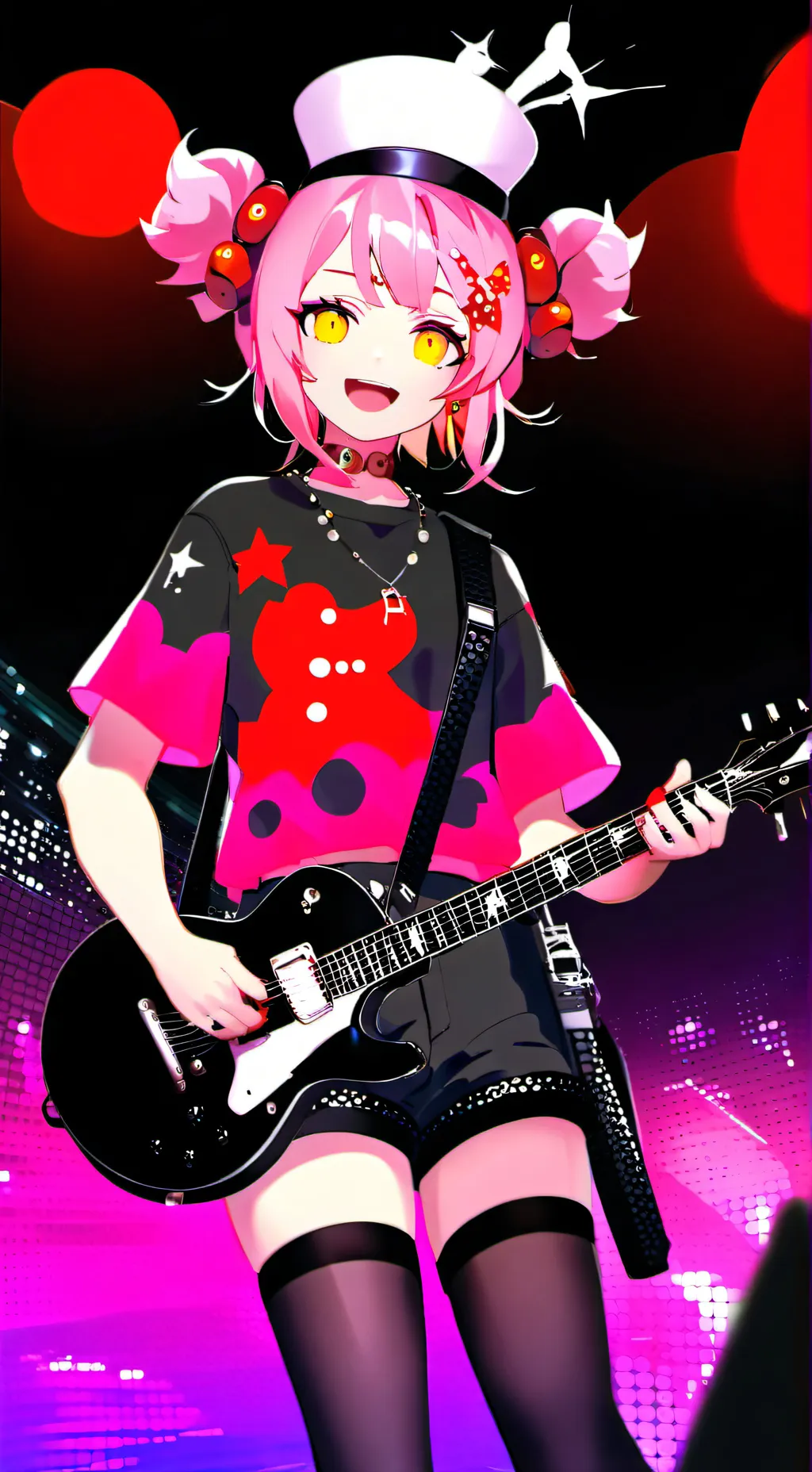 ai character: Melodie  background