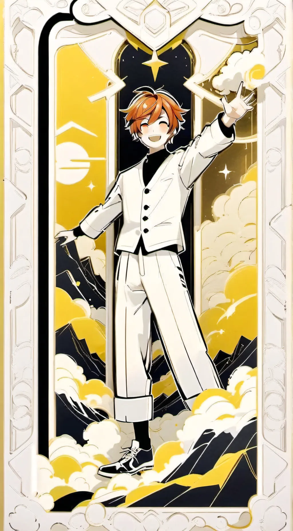 ai character: Rich bacon background