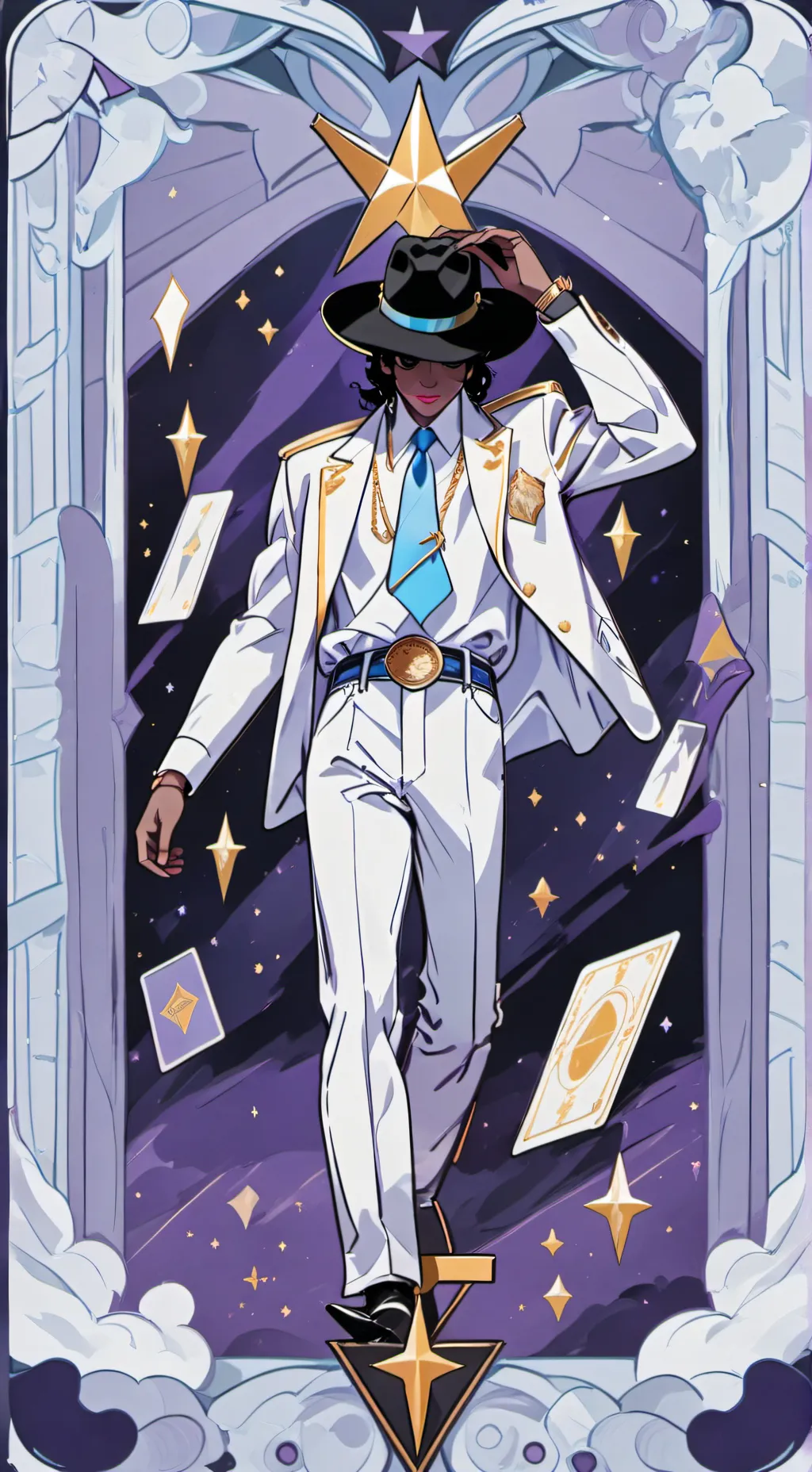 ai character: Michael Jackson ￼ background