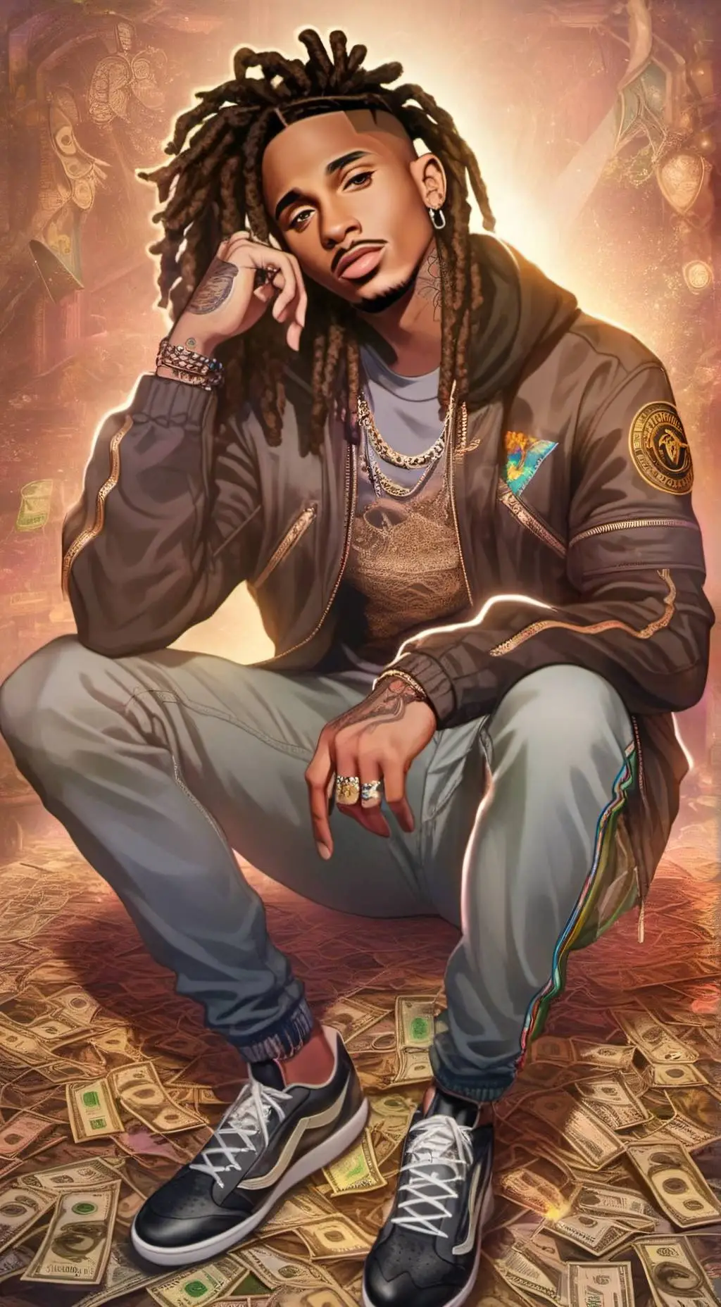 ai character: Fayzo background