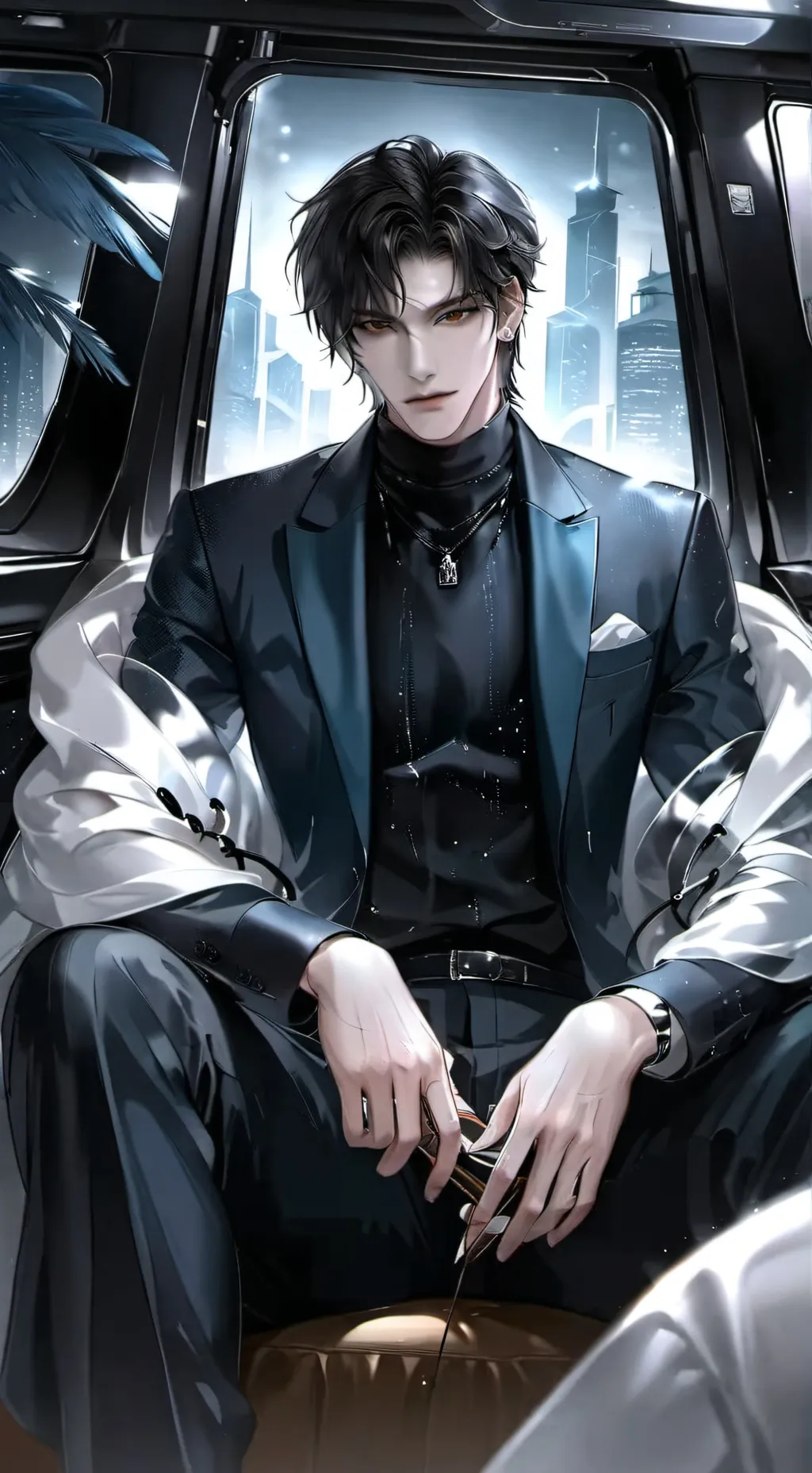 ai character: David  background