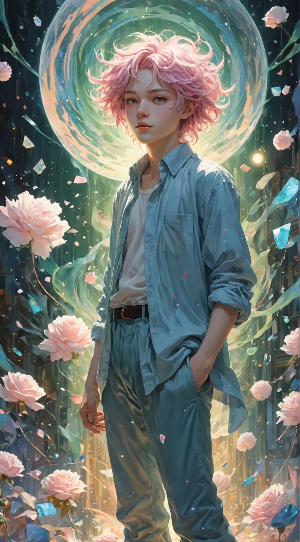 ai character: Prism background