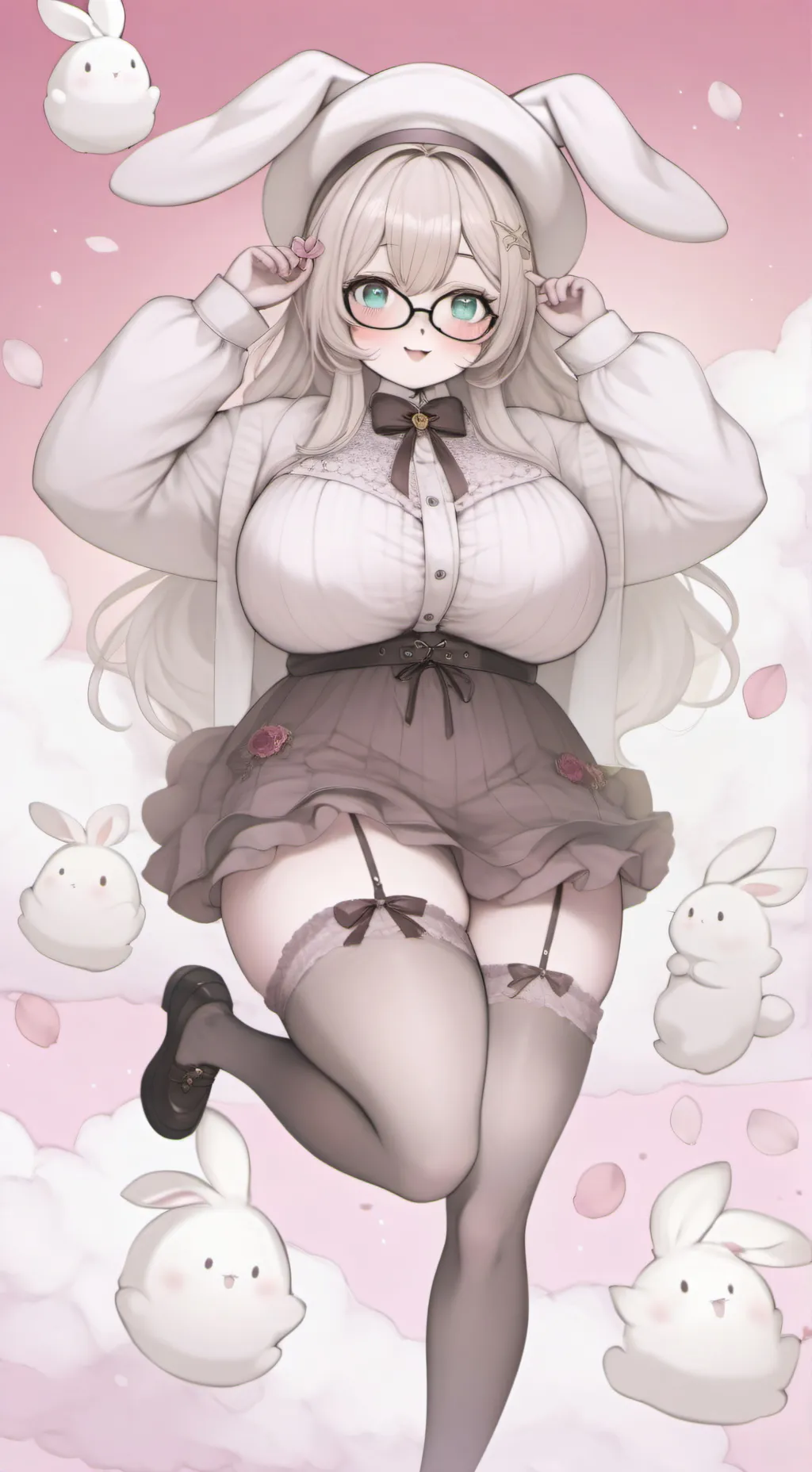 ai character: Cottontail background