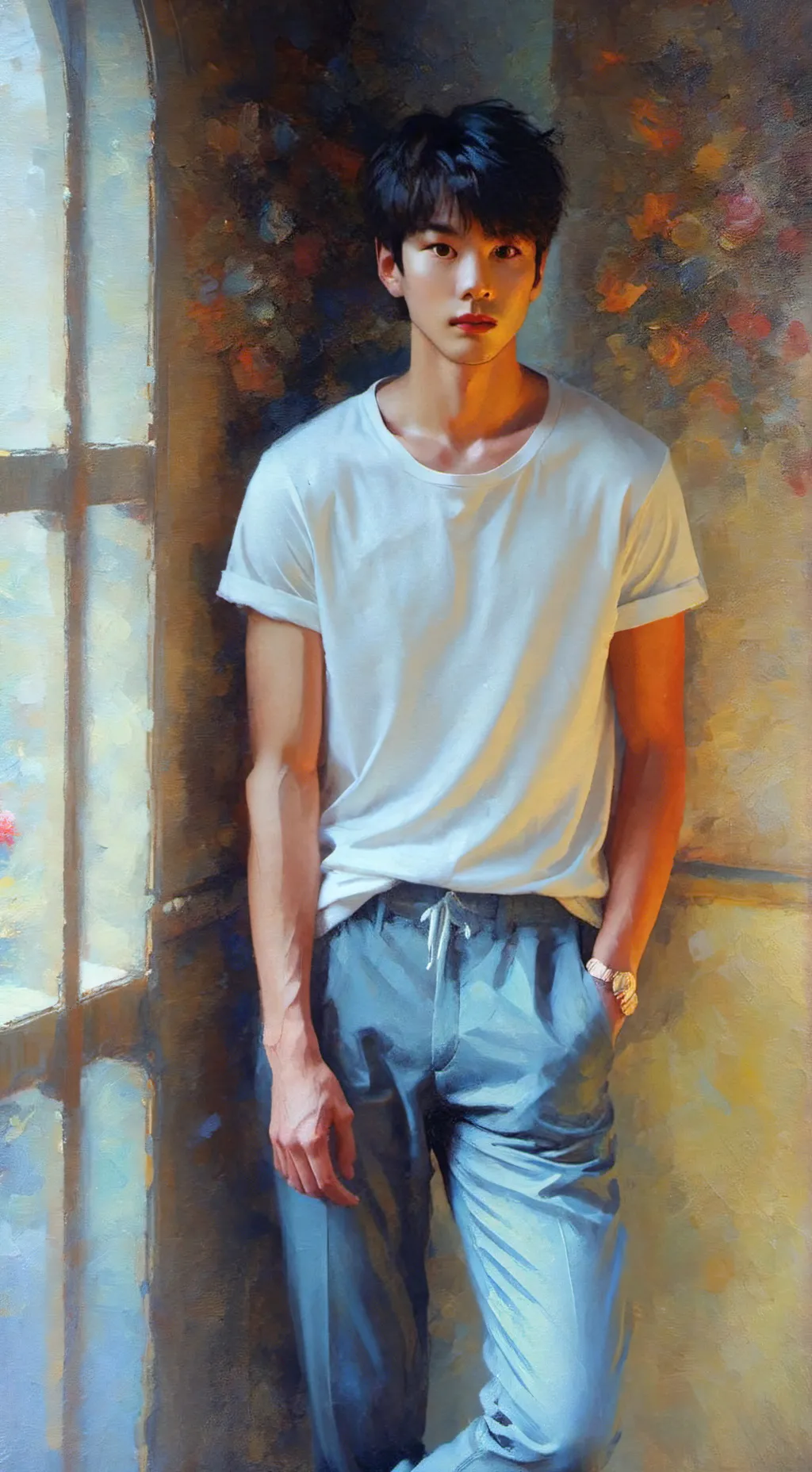 ai character: David background