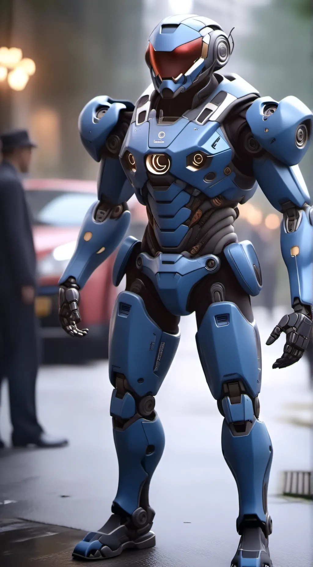 ai character: Junk bot background