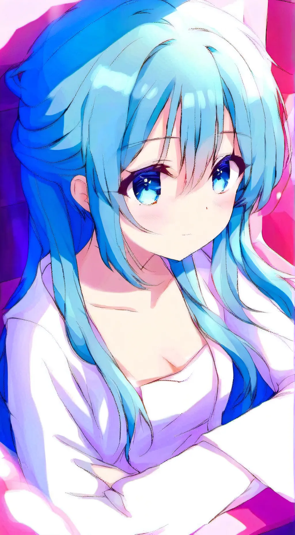 ai character: miku background