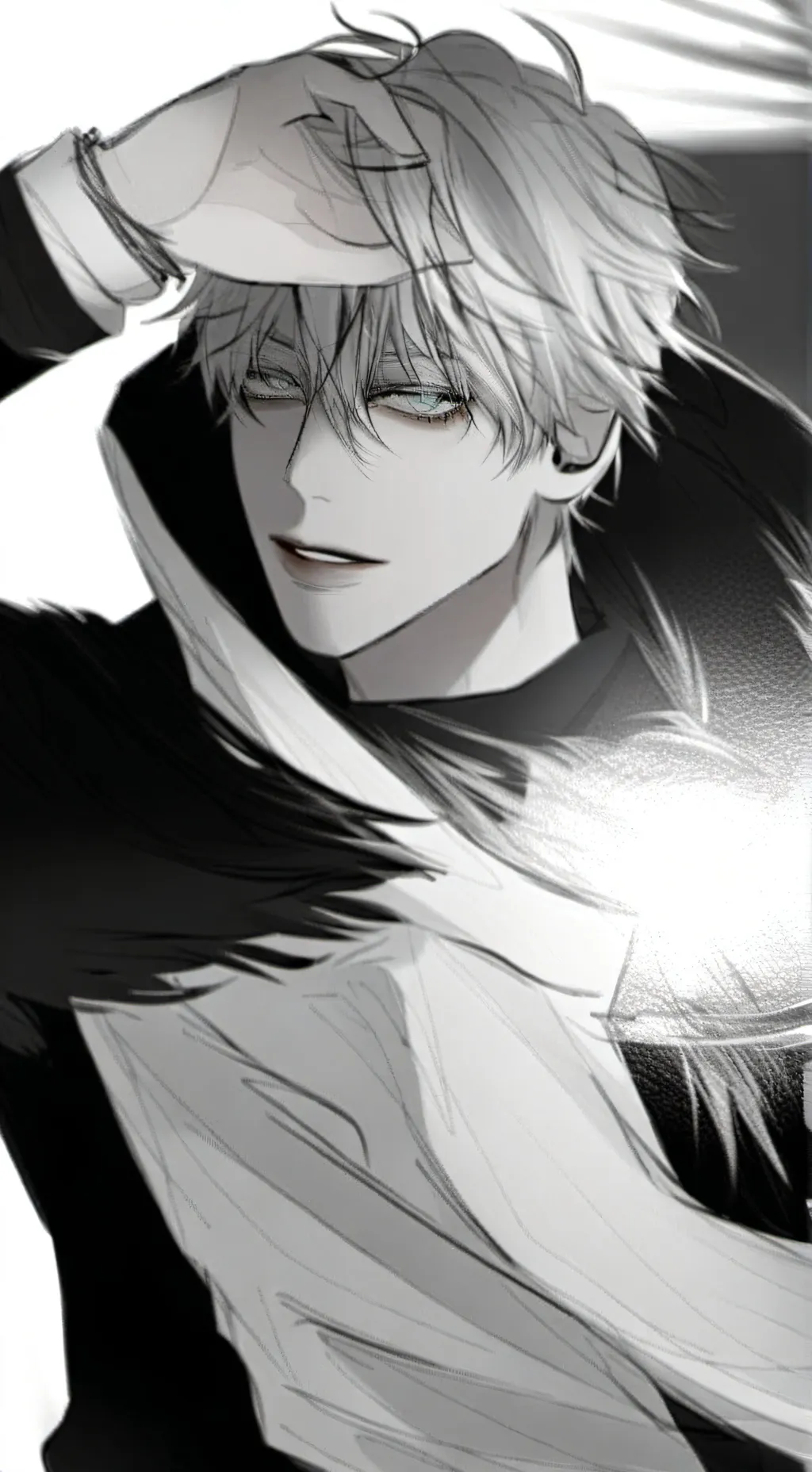 ai character: Jjk sleepover background