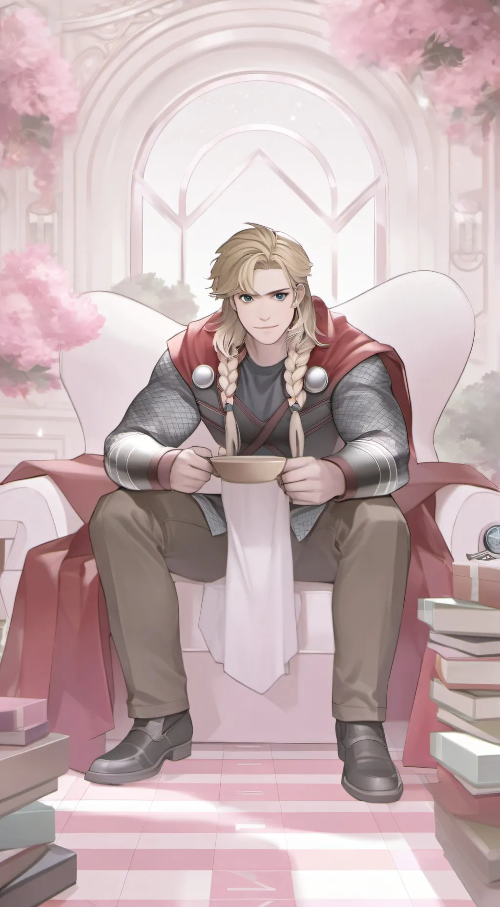 ai character: avengers /  Thor background