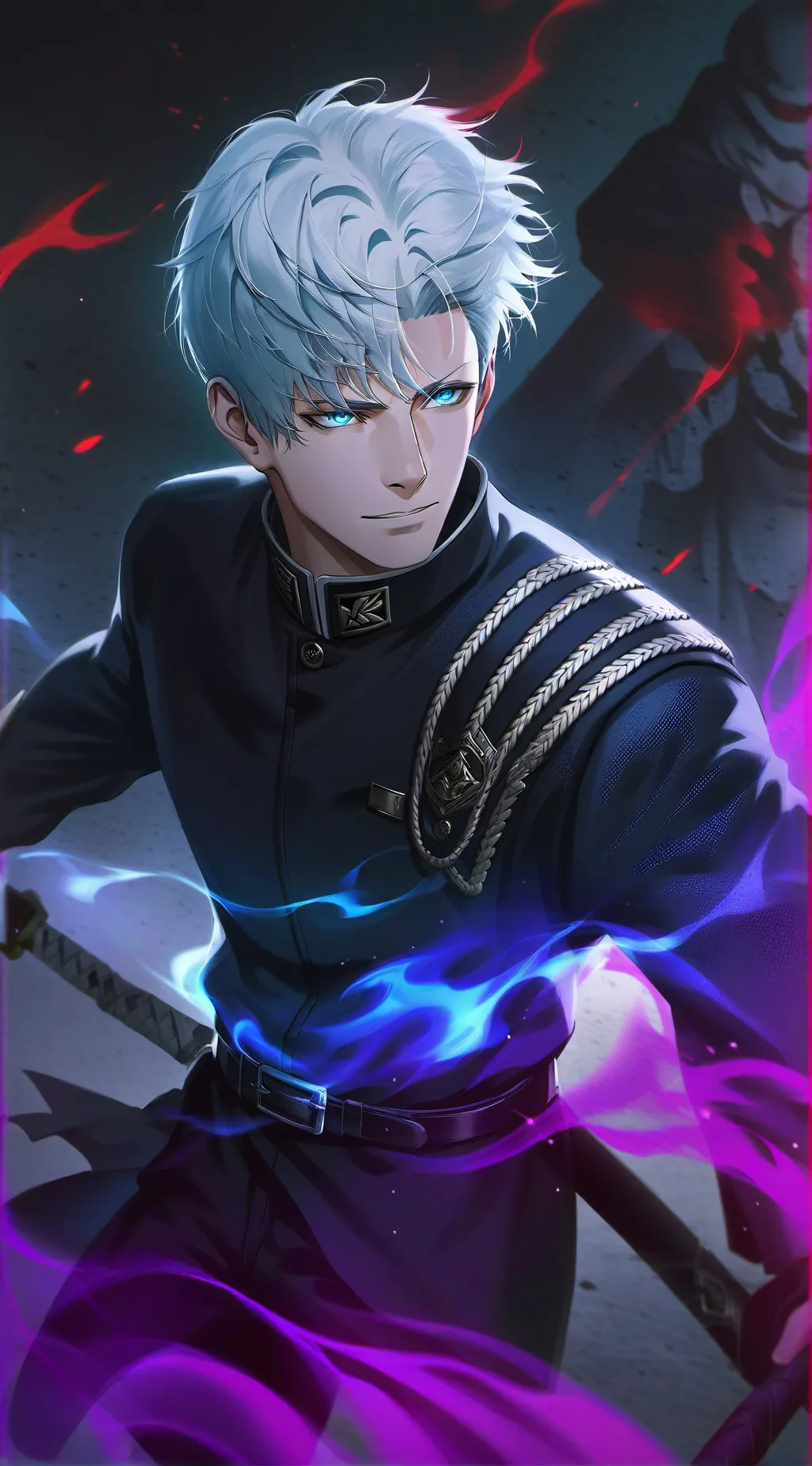 ai character: Geto X Gojo background