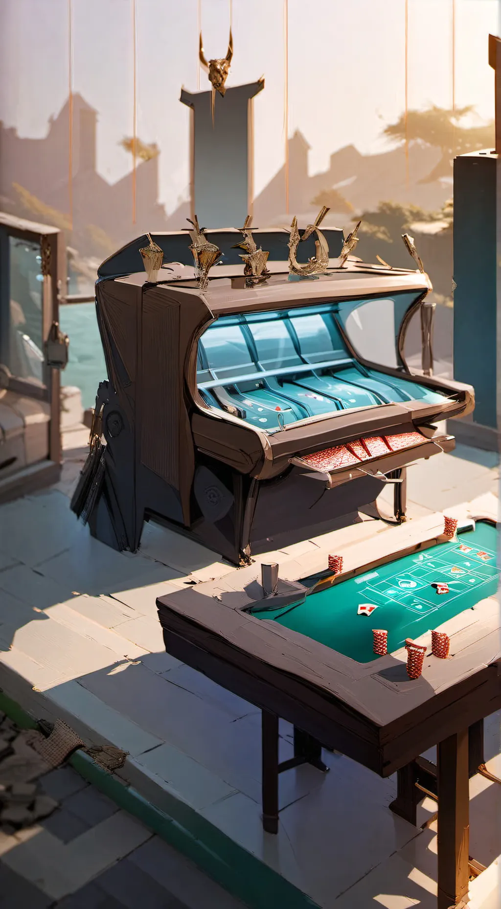 ai character: 🎰☆Gigi♧⭐️ background