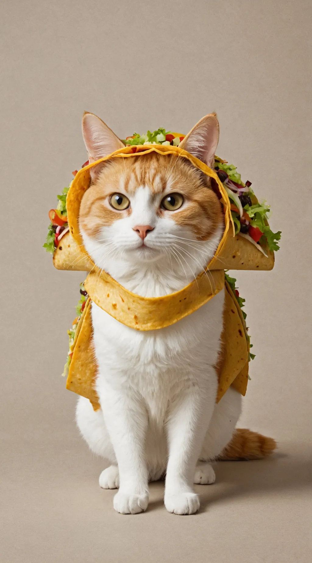 ai character: taco cat background