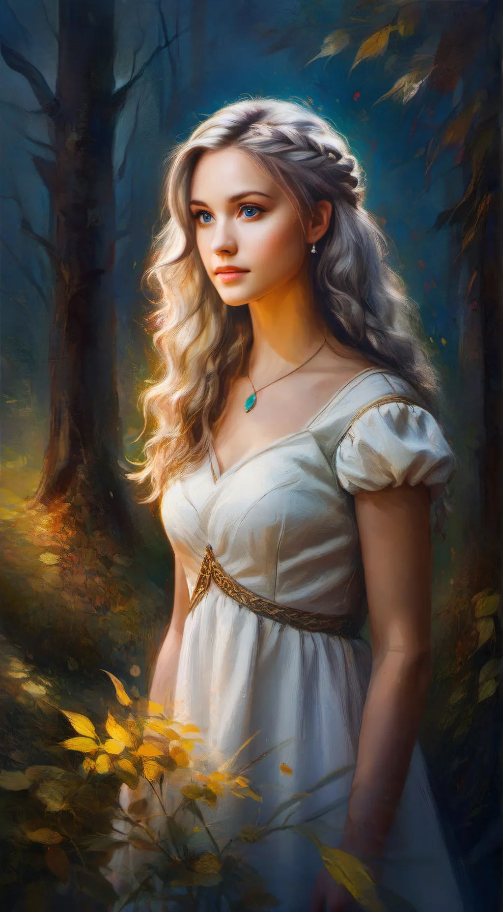 ai character: Vicky background