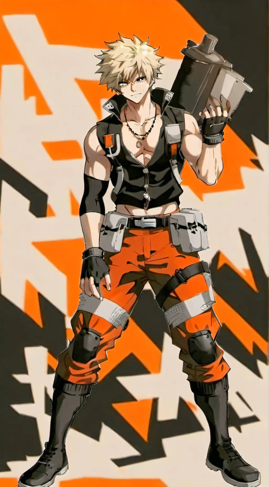 ai character: Bakugou Boyfriend background