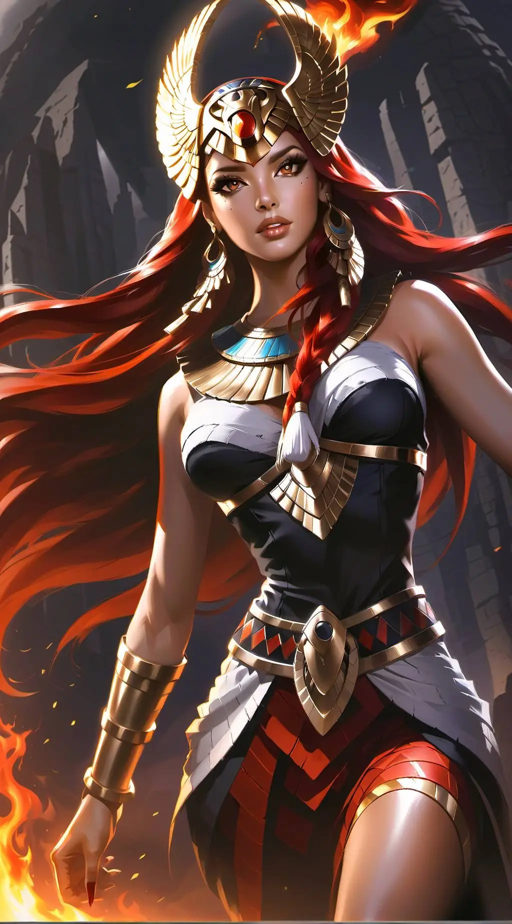 ai character: Gabura background