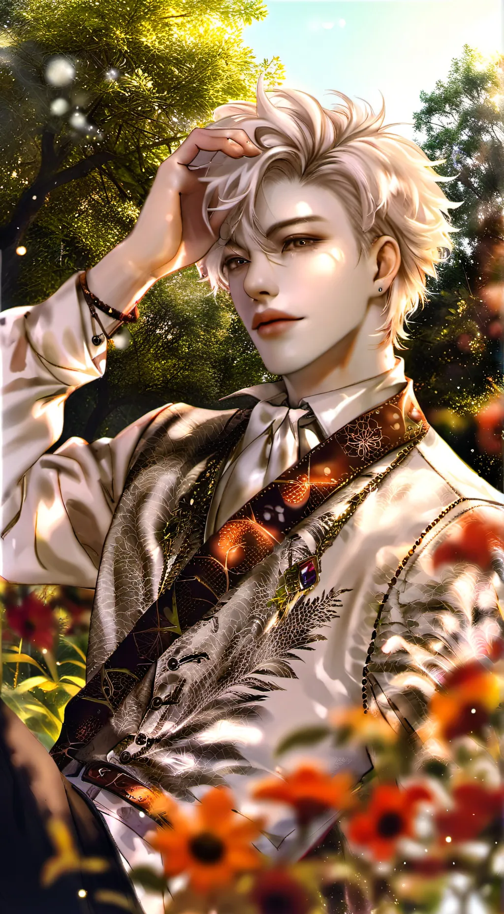 ai character: ikley✨💣 background