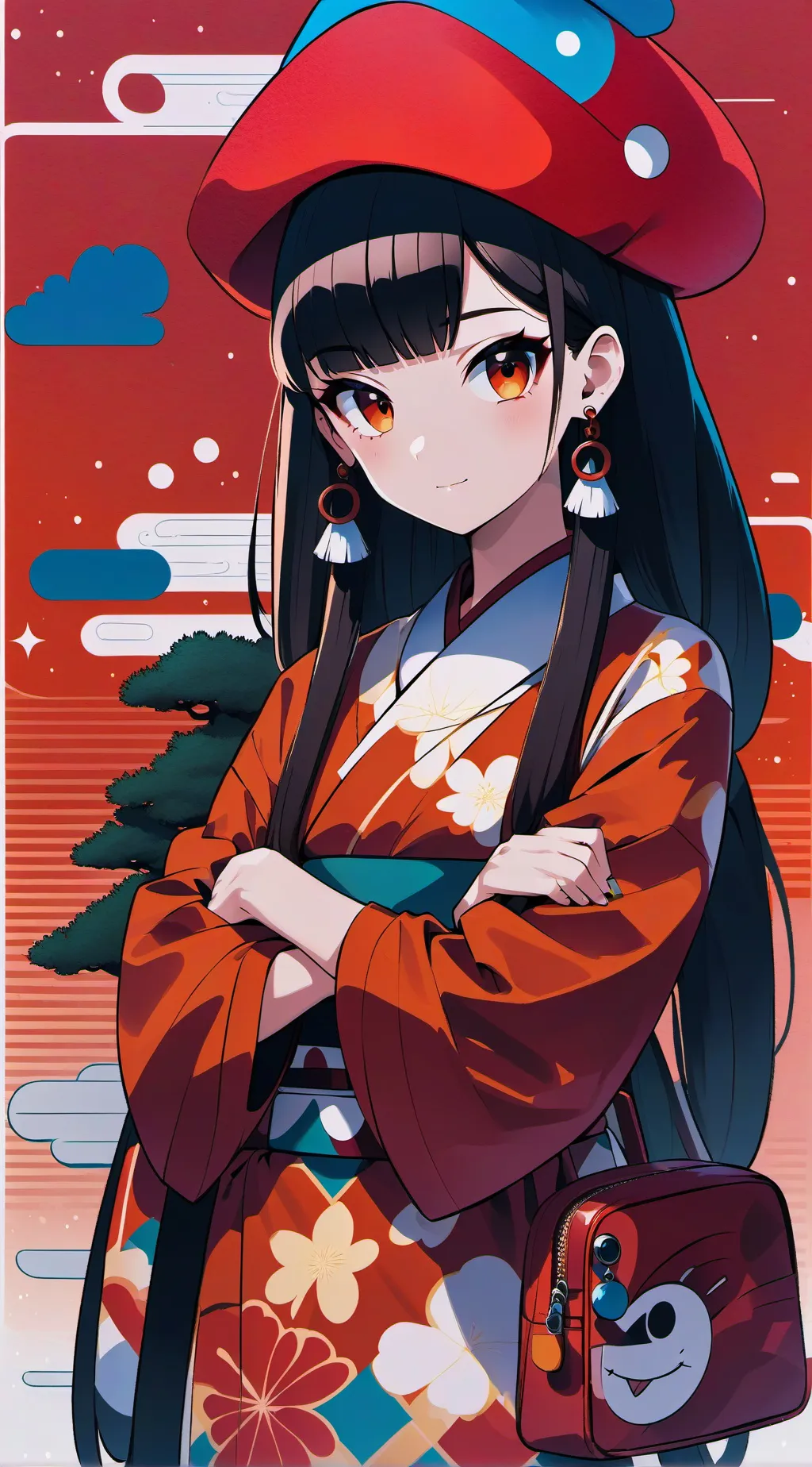 ai character: ddcd background