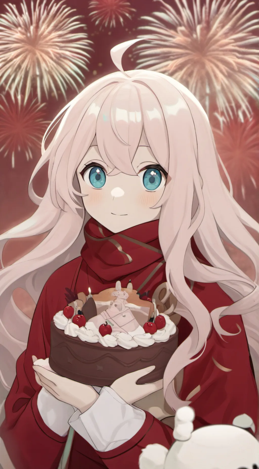 ai character: mha new years background