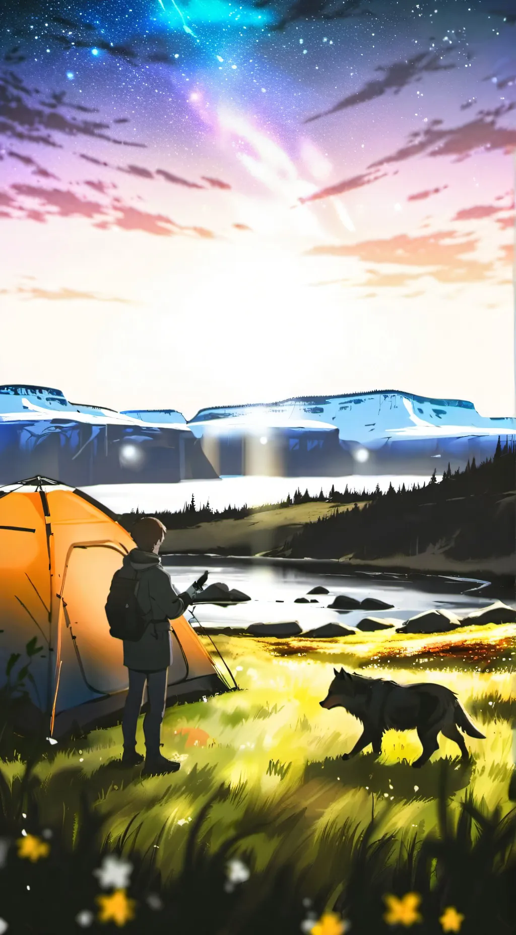 ai character: Gravity Falls  background