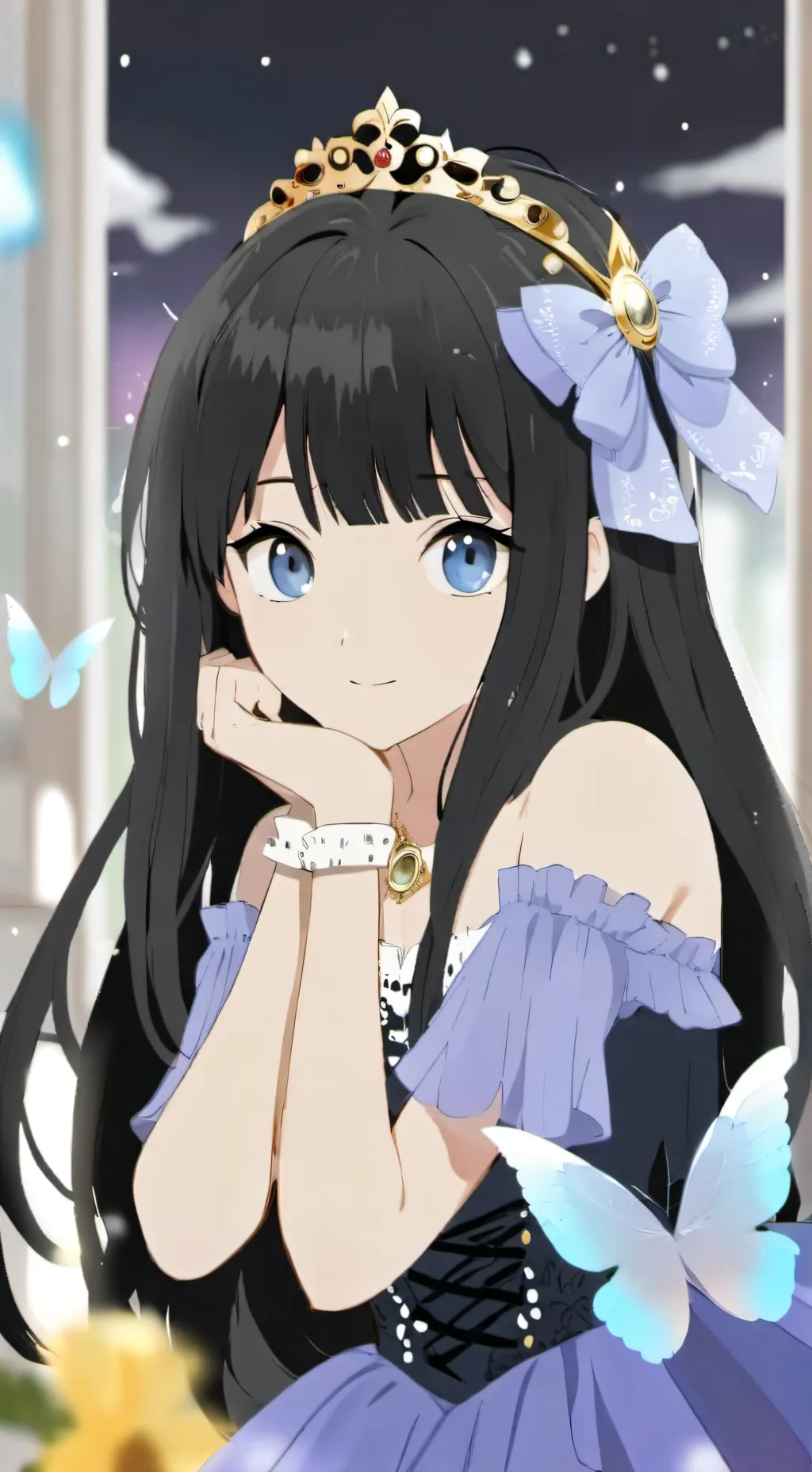 ai character: Lavinia  background