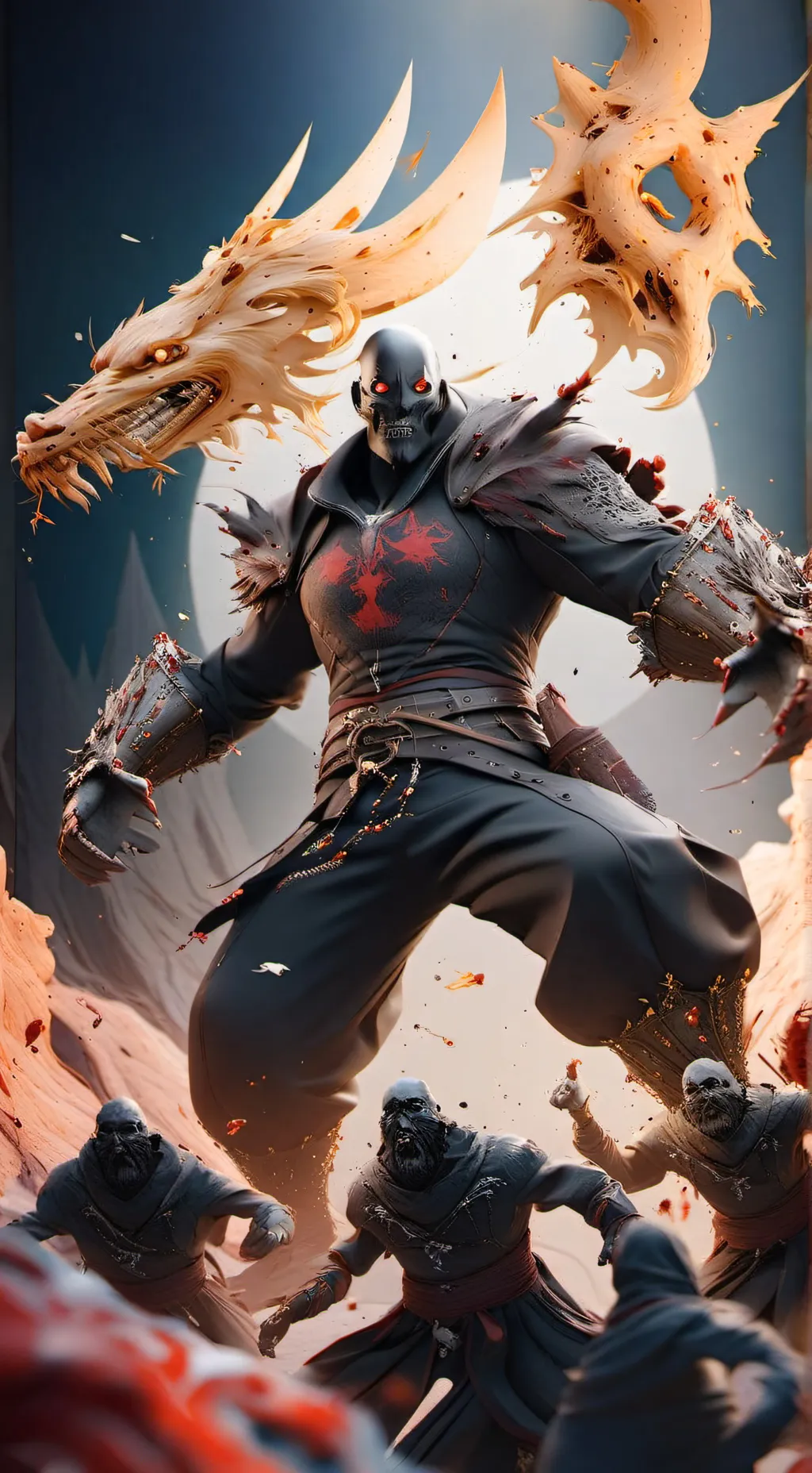 ai character: BFDI INFECTION AU background