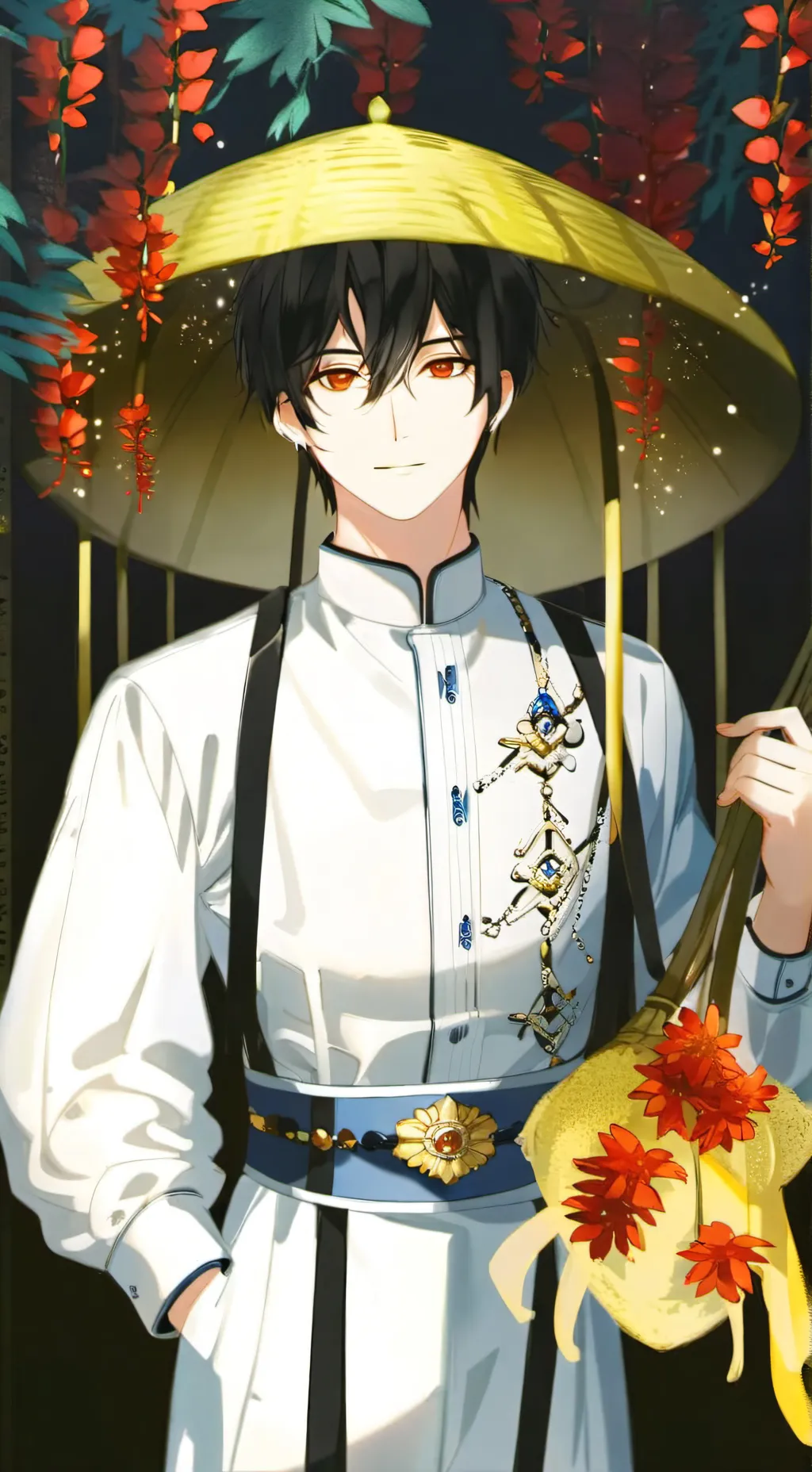 ai character: Glitch the YTuber background