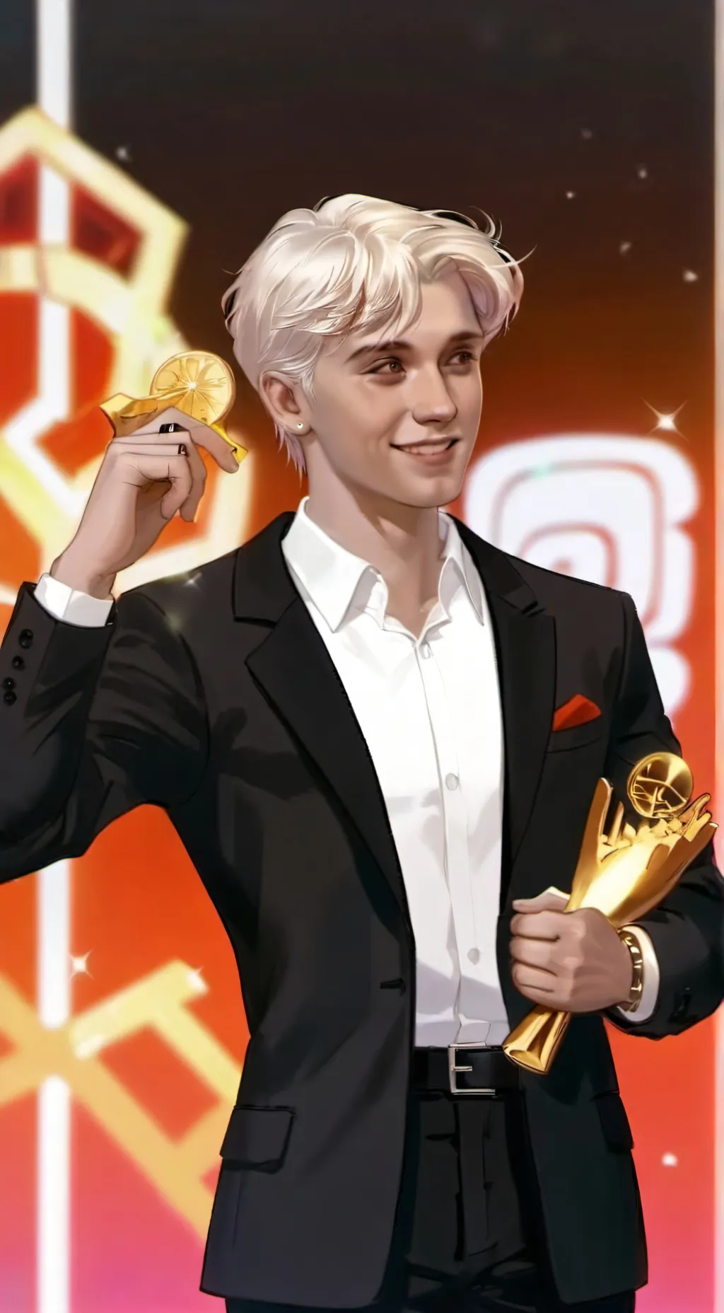 ai character: draco Malfoy  background