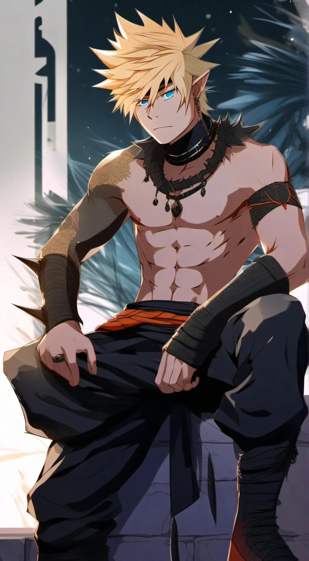 ai character: Naga bakugo  background