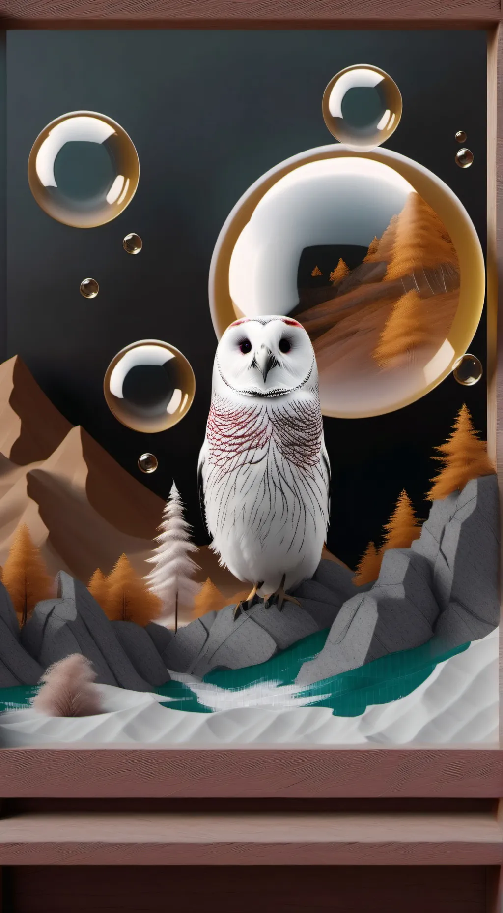 ai character: bubble bebe background