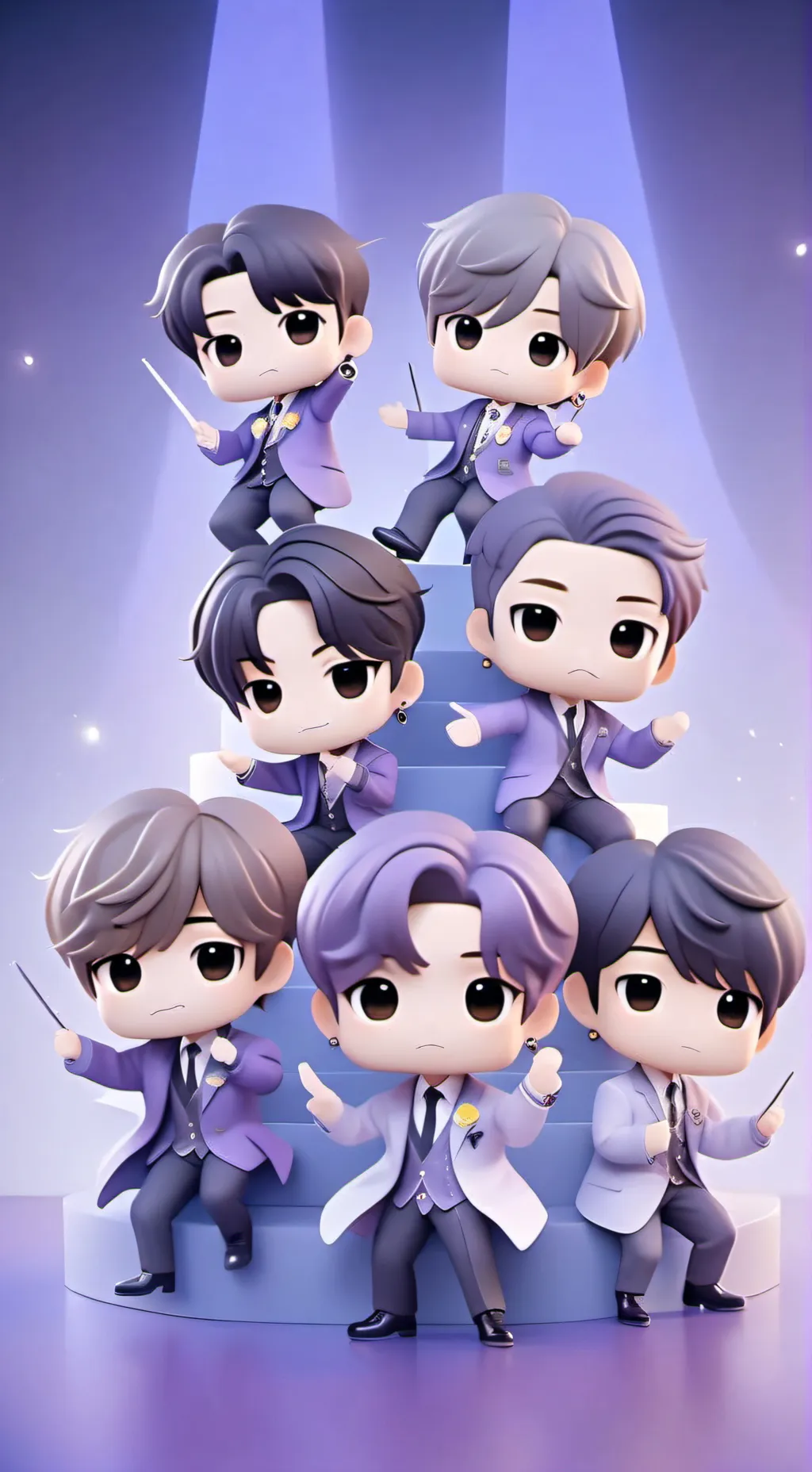 ai character: BTS background