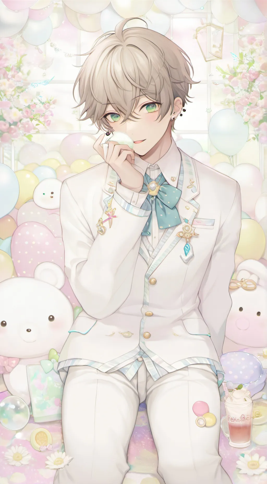 ai character: °Leon°🌹 background