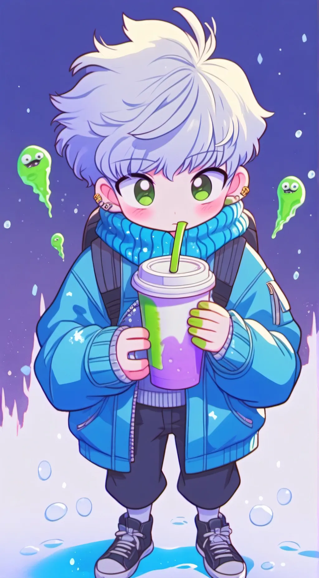 ai character: Vynar background