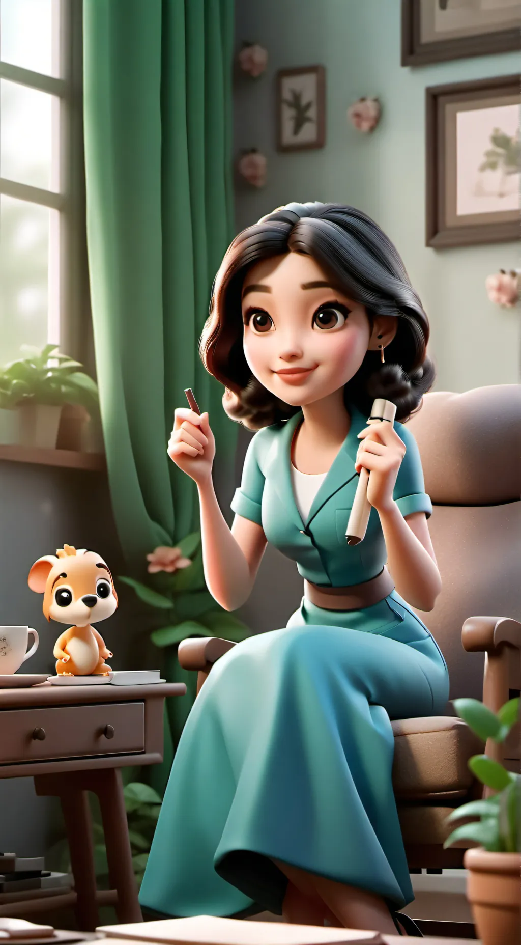 ai character: Therapist  Agatha background