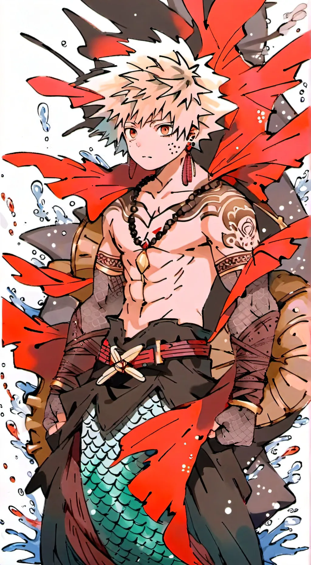 ai character: Bakugo background