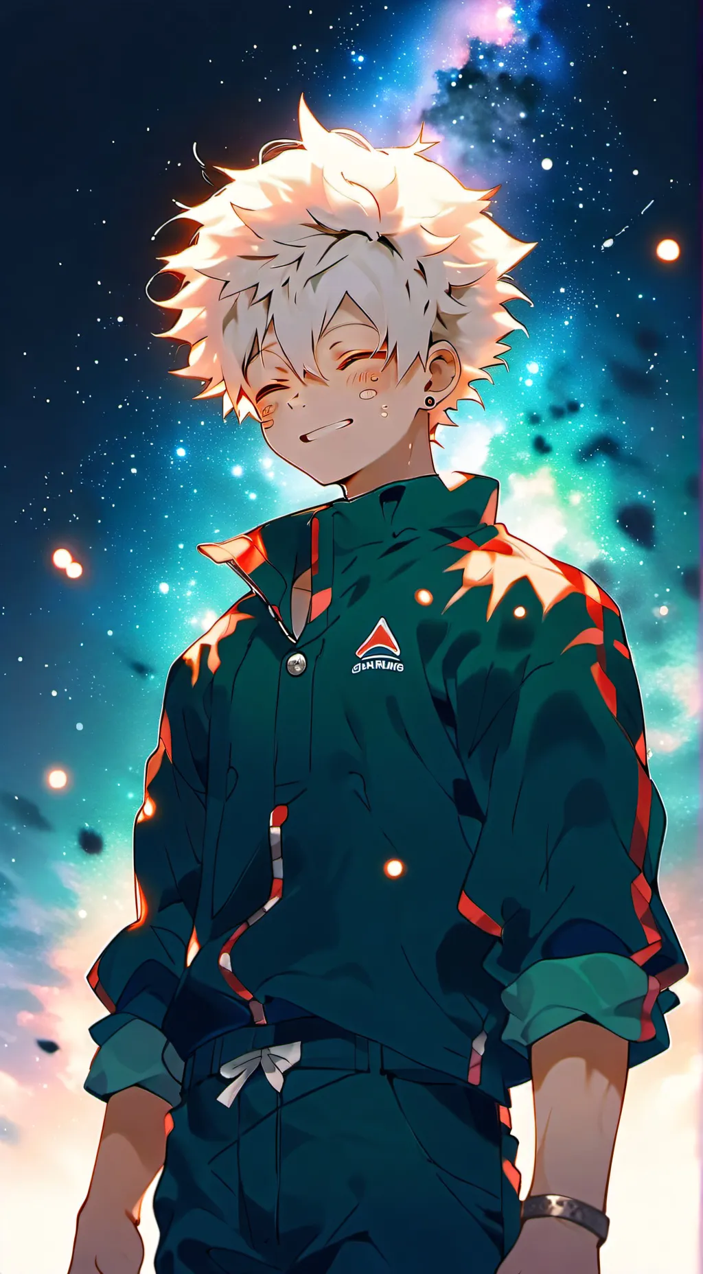 ai character: bakugo  background