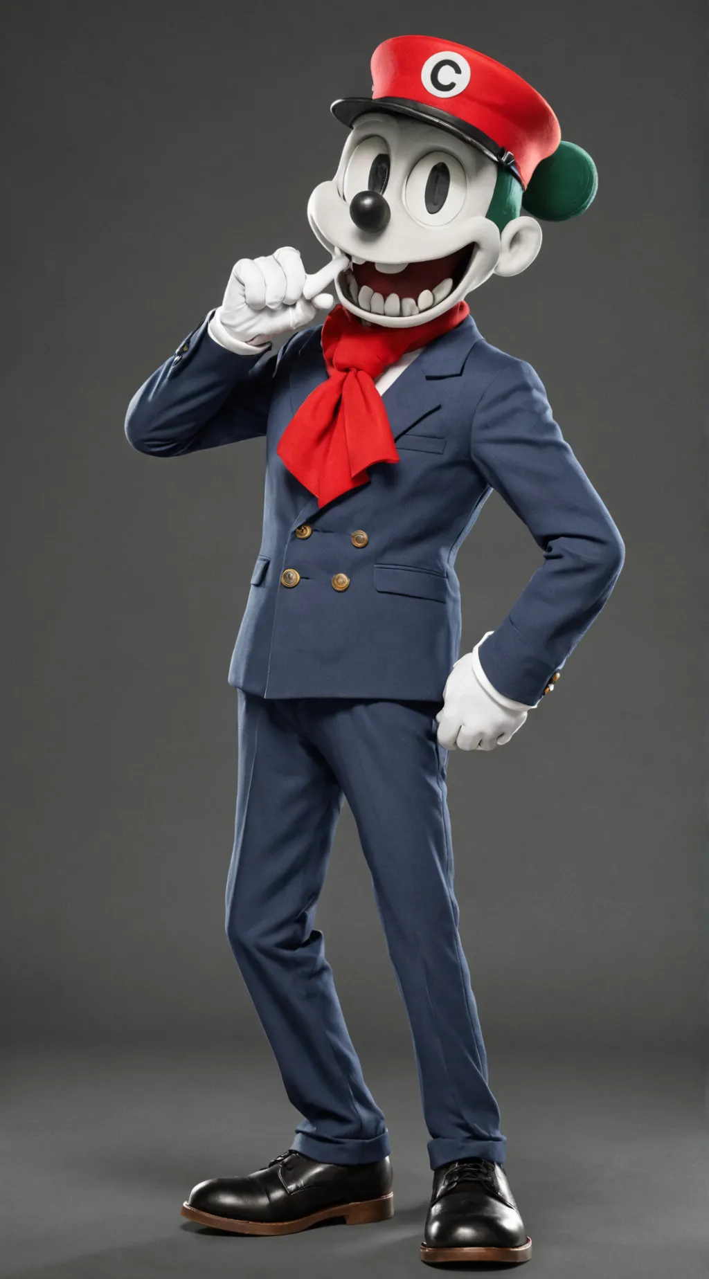 ai character: Spunki cuphead background